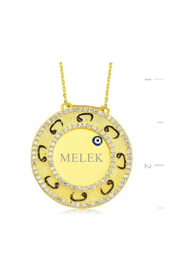 Gümüş Vav Kişiye Özel Isimli Kadın Kolye (510783038)