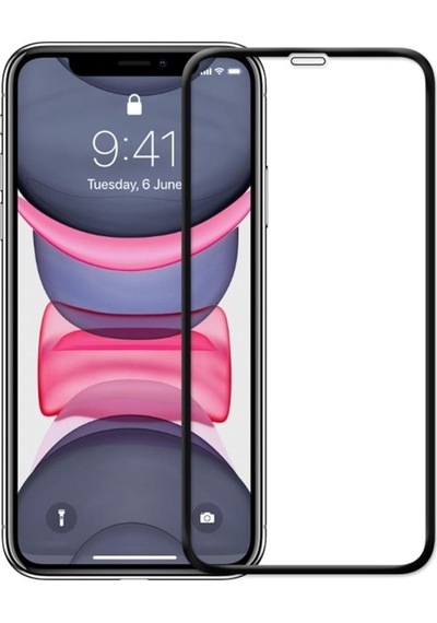 Pp Apple Uyumlu iPhone 11 Ekranı Tam Kaplayan 5d Ekran Koruyucu Yalnızca Ekran Koruyucu