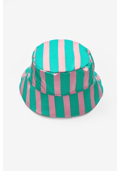Le Mabelle Mint Çizgi Desenli Çocuk Bucket Şapka Mint