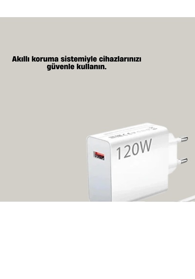 120w Güçlü Hızlı Şarj Adaptörü Ve Type-c Kablo Seti Güvenli Şarj Teknolojisi 90776376