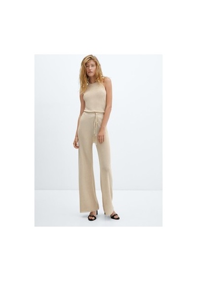 101Dzyn Mango Lurex Örgülü Geniş Paça 100