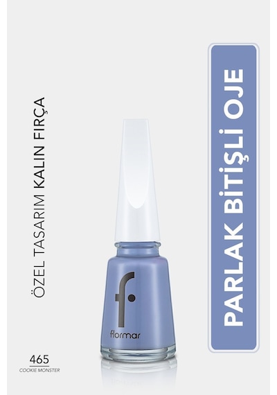 Flormar Sedefli Parlak Oje (MAVİ) - Nail Enamel - 465 Cookie Monster - 8682536036191