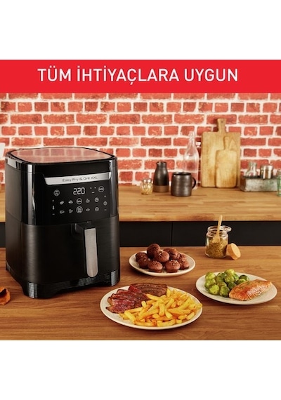 Tefal EY8018 Easy Fry & Grill XXL Black 6.5 L Air Fry Fritöz