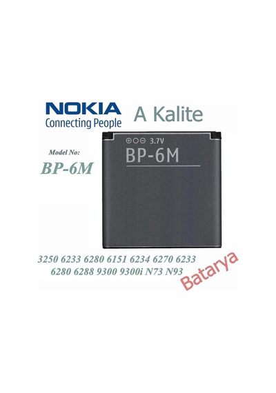 Nokia Bp-6M Batarya 3250 6233 6280 6151 6234 6270 6233 6