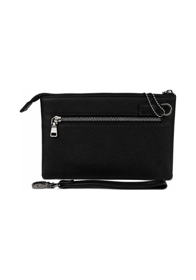 Alphaclub Bag Erkek Hakiki Deri Siyah Çok Bölmeli El Çantası Model 898