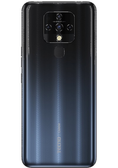 Tecno Camon 16 Arka Pil Batarya Kapağı Siyah