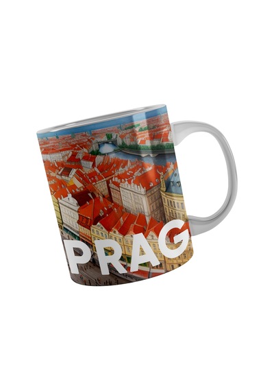 Prag Baskılı Bardak B0007