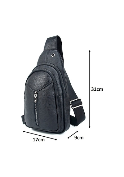 Kangaroo Kıngdom Erkek Body Bag Hakiki Deri Askılı Postacı Çanta Kangaroo K 1012-S