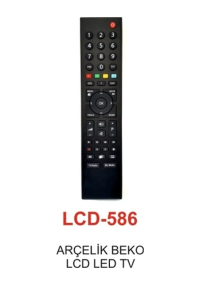 Ezel Glory Arçelik - Beko Uyumlu Lcd - Led Tv Kumandası - Lcd 586