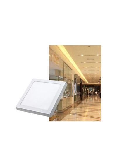 Cata 25w Sıva Üstü Kare Led Armatür Ct-5272 - Beyaz Işık Çok Renkli
