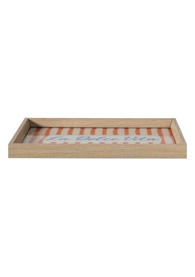 Mudo Home La Dolce Vıta Dekoratif Tepsi 31x42 Cm Turuncu