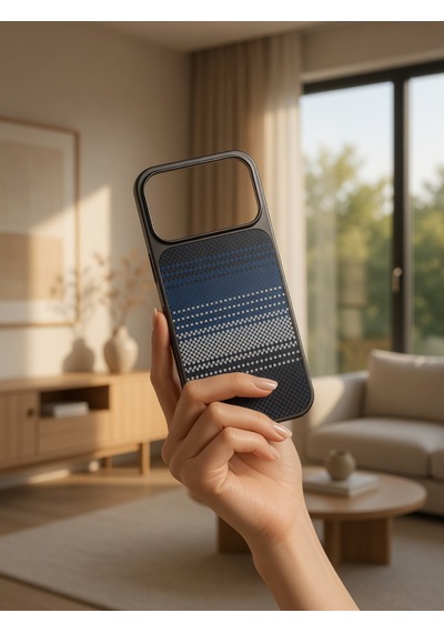 İphone 17/18 Promax Ortak Uyumlu Karbon Fiber Desenli Darbeye Dayanıklı Kılıf Çok Renkli 6
