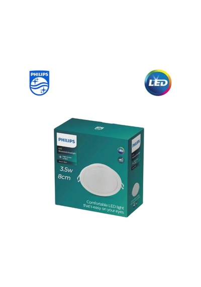 Philips 59441 Meson Gömme Spot 8cm 3.5w 3000k Sarı Işık Çok Renkli