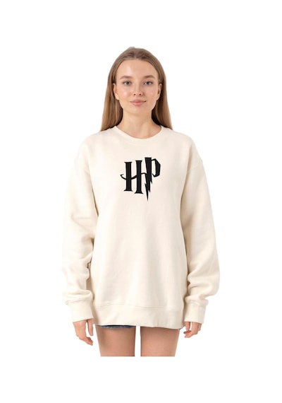 About Blank Tshirthane Hp Logo Ekru Kadın 2ip Sweatshirt P21474s7880, L Acı Kahverengi