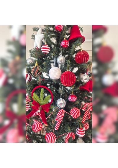 Üks Yılbaşı Parlak Disko Topu 6cm Gümüş 6lı Ast7021 6 Cm
