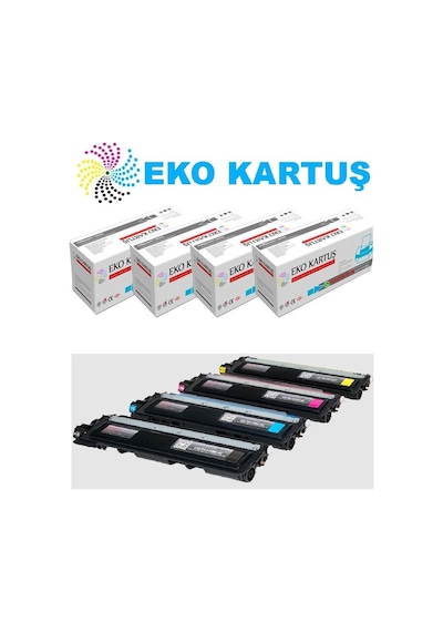 Brother Hl-3075cw Tn240 Uyumlu, Toner 4 Renk Set