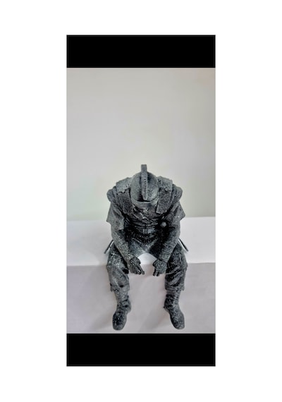Oturan Gladyatör Figür 15 Cm Gladiator Leonidas