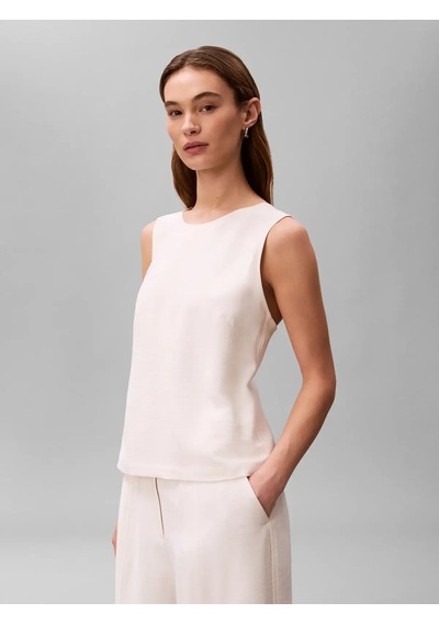 Calvin Klein Heavy Textured Sl To, Yas, 4 Bej Kadın Bluz
