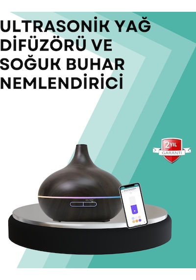 Büyük Su Hazneli Ultrasonik Difüzör Ve Oda Nemlendirici