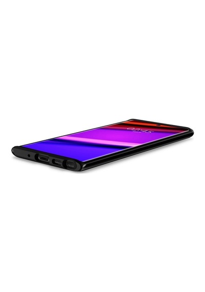 Spigen Galaxy Uyumlu Note 10 İle Uyumlu Kılıf Neo Hybrid Shiny Black