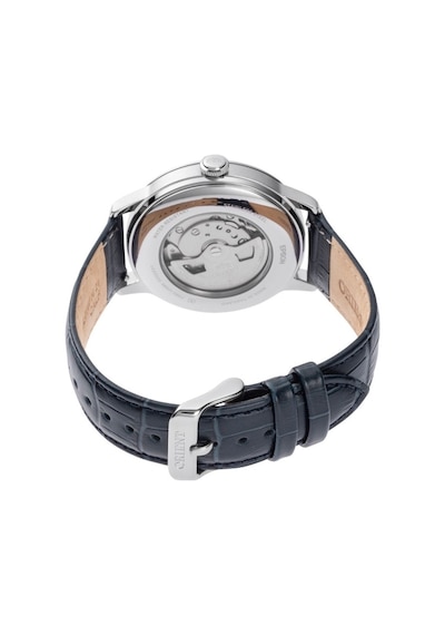 Orient Ra-ak0806l30b Kurmalı Otomatik Sun&moon Deri Lacivert 42 Mm Erkek Kol Saati Gri