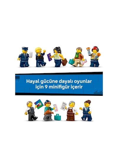 LEGO® City Havaalanı ve Uçak 60502 - 6 Yaş ve Üzeri Çocuklar İçin Yaratıcı Oyuncak Yapım Seti (887 Parça)