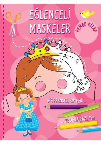 Eğlenceli Maskeler Pembe - Qhdh-817421