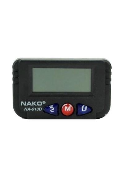 Nako Küçük Dijital Masa - Araba Saati Alarm Kronometre Na-613D Gk
