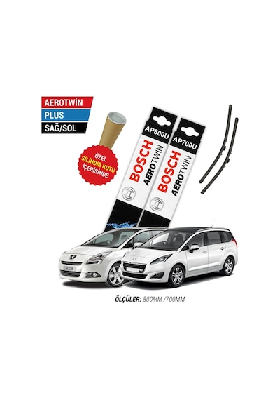 Bosch Aerotwin Plus Peugeot 3008 Silecek Seti (2009-2016)