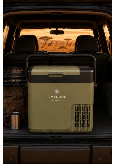 Evacool Evahb20 12/24v Hybrid 18 Litre Akülü Kompresörlü Oto Buzdolabı