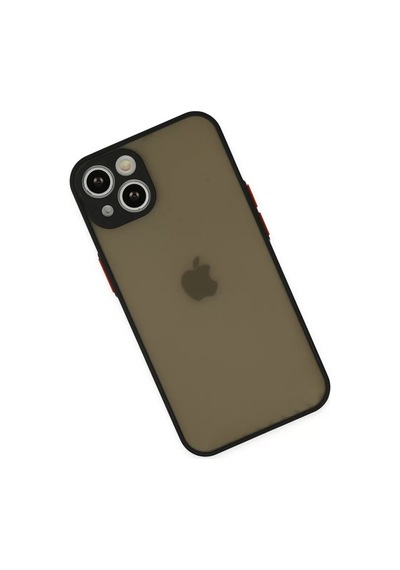 Newface Apple İphone 14 Kılıf Montreal Silikon Kapak - Siyah