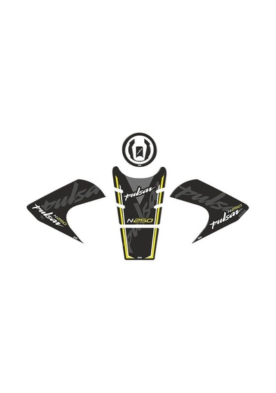 Bajaj Pulsar N250 2022 - 2024 Uyumlu Tank Pad Set 005 Çok Renkli
