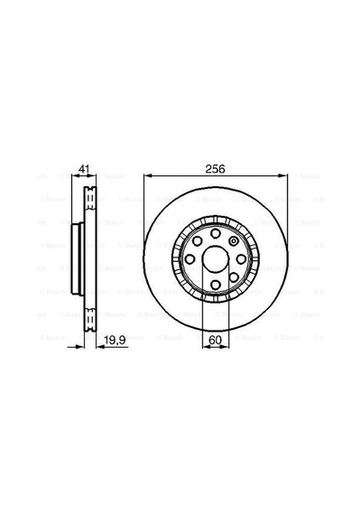 Bosch 0986478535 Ön Fren Diski Havalı Astra F 1.8ı Corsa B 1.6 Gsı 16v 1.6l Vectra A 1.7d 1.7 Td 1.8 1.8ı 569055