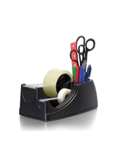 Officemate Heavy Duty 2'si 1 Arada Bant Dağıtıcı, Geri Dönüştürülmüş, Siyah 96660 Diğer