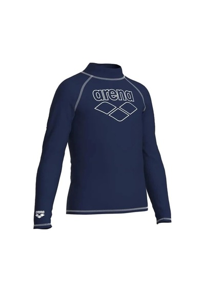 Arena Rash Vest L/s Graphic Erkek Çocuk Yüzücü Tişörtü Lacivert Lacivert