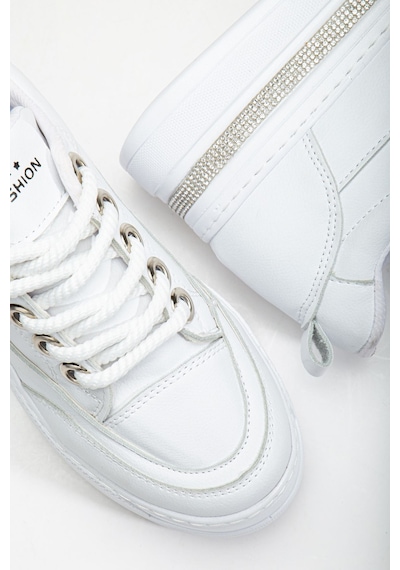 Granes Kadın Beyaz Gizli Topuk Sneaker Beyaz