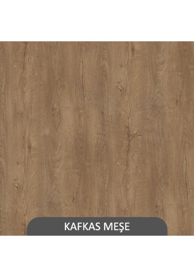 Rafkestir 3 Lü Atalanta Duvar Raf Seti Kafkas Meşe ( Mat )