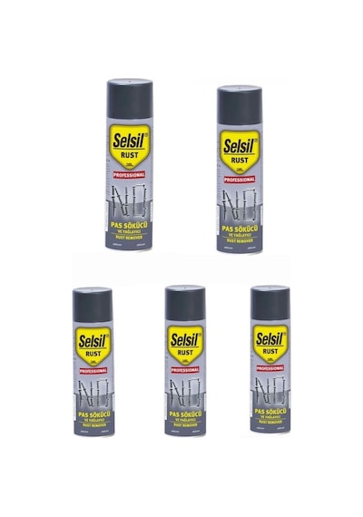 Selsil Pas Sökücü Ve Yağlayıcı 200 Ml, 5 Adet 1 adet