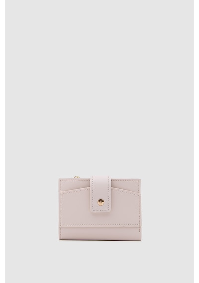 Shule Bags Payer Çıtçıtlı Kadın Cüzdan Pembe