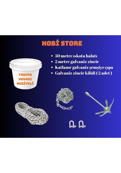 Hobi Store Şemsiye Çıpa Seti 1.4 Kg