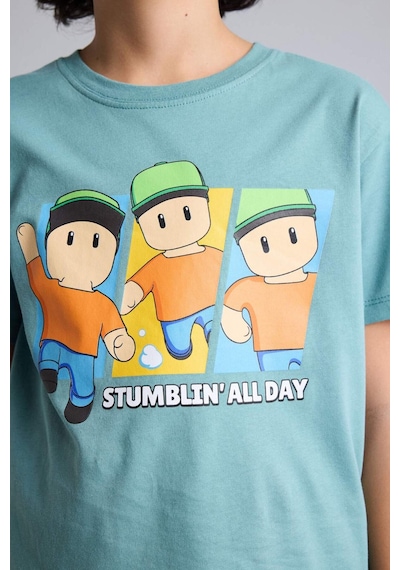 Defacto %100 Pamuklu Stumble Guys 2'li Pijama Takımı Erkek Çocuk G9087A826SM Defacto %100 Pamuklu Stumble Guys 2'li Pijama Takımı Erkek Çocuk G9087A826SM