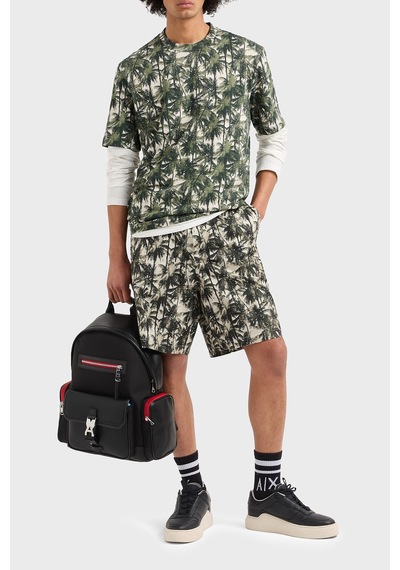 Armani Exchange Erkek Short Xm000427 Af14869 F0039 Beyaz - Yeşil