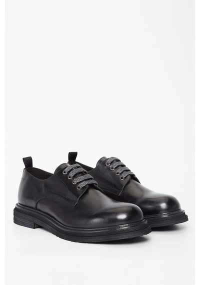 Exton Erkek Hakiki Deri Siyah Casual Ayakkabı 994 9253 Erk Ayk K23/24 Black Siyah