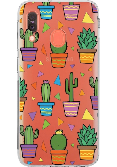 Samsung Galaxy A20e İle Uyumlu Water Color 4 Kamera Korumalı Şeffaf Kılıf Şeffaf