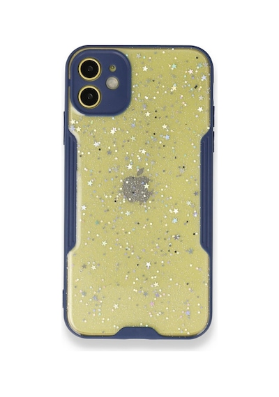 Nettech Apple Uyumlu  iPhone 11 Platin Simli Arka Koruma Kılıf