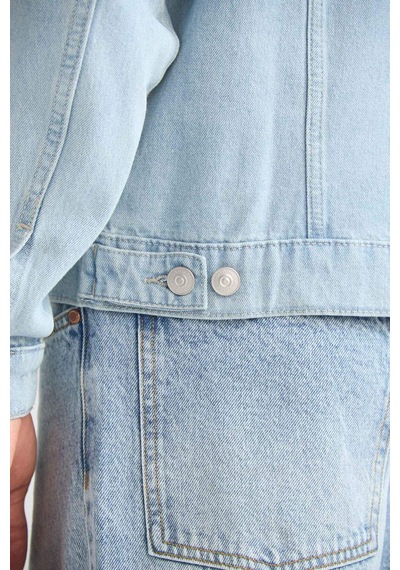 Defacto Regular Fit Düğmeli Jean Ceket F4741ax25aunm39 Mavi Defacto Regular Fit Düğmeli Jean Ceket F4741ax25aunm39 Mavi
