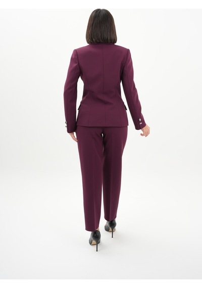 Velnara Moda Mürdüm Modern Klasik Kadın Takım Elbise - Düğme Detaylı Ceket & Dar Paça Pantolon Mürdüm - 942454823 Mürdüm Velnara Moda Mürdüm Modern Klasik Kadın Takım Elbise - Düğme Detaylı Ceket & Dar Paça Pantolon Mürdüm - 942454823 Mürdüm
