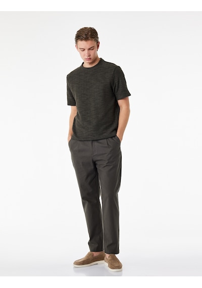 Koton Regular Fit Beli Lastikli Düğmeli Düz Paça Keten Karışımlı Chino Yazlık Pantolon Antrasit 6sam40003hw Koton Regular Fit Beli Lastikli Düğmeli Düz Paça Keten Karışımlı Chino Yazlık Pantolon Antrasit 6sam40003hw