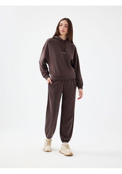 Loft Regular Fit Kadın Sweatshirt Lf2041114 Q1.v1 Koyu Kahverengi