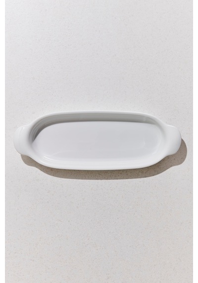 Pasabahce Organic Porselen Oval Fırın Kabı 41 Cm Beyaz - 1 Adet